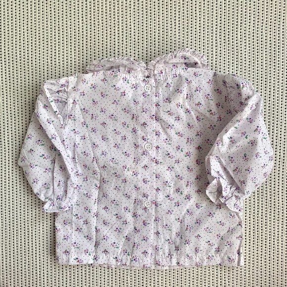 Vintage Vibes Floral Prairie Blouse | 24m - Picture 5 of 5